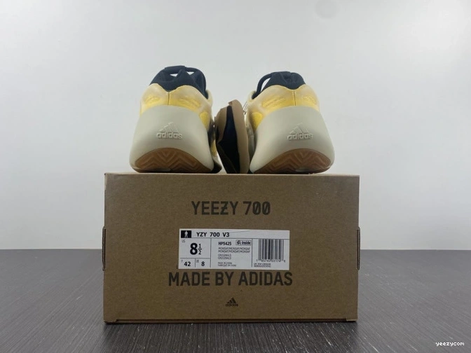 Adidas Safflower 700 Yeezy Mono V3 HP5425 0730
